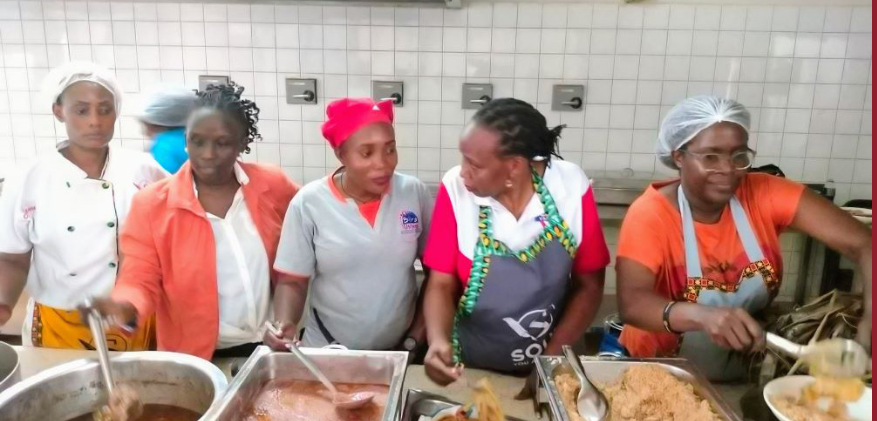 Rtn Hadijah Nankanja volunteering with the Soul Foundation 